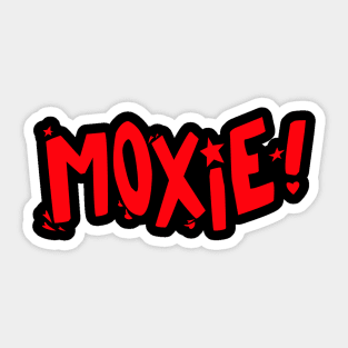 back to moxie Sticker